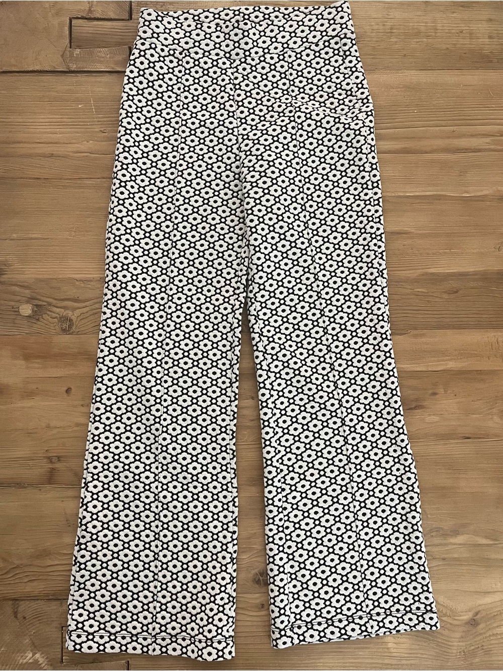 Free People Floral Wide-Leg Pants